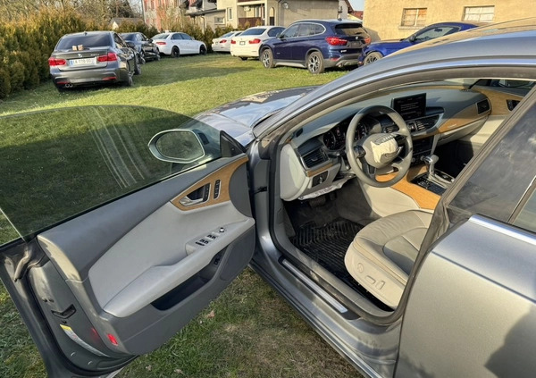 Audi A7 cena 38900 przebieg: 70042, rok produkcji 2012 z Iława małe 596